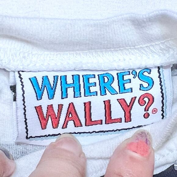 Zara Where's Wally Waldo Shirt Striped White Black Youth Size XL Adult XS - Picture 5 of 6